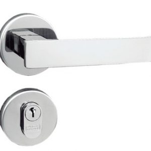 Fechadura Residencial Roseta Redonda Linha Topázio