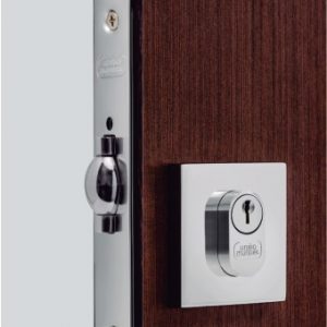 Fechadura Rolete Roseta Quadrada